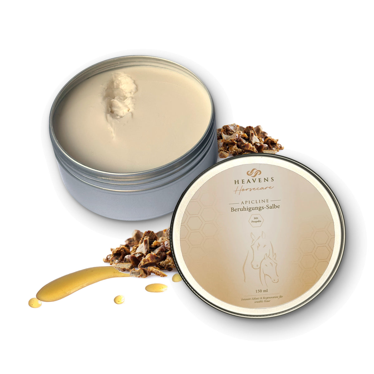 Propolis Beruhigungs-Salbe 150 ml, Dose von vorn
